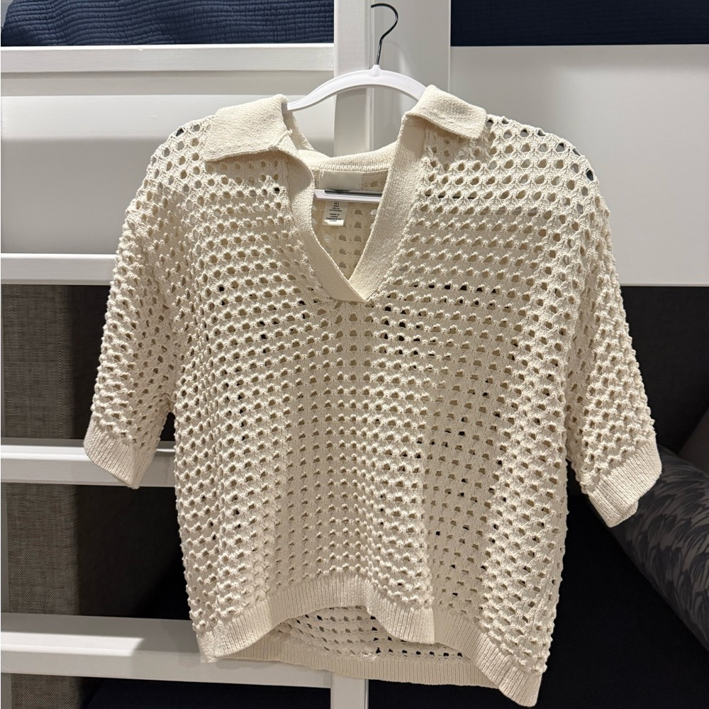 H&M Off-White Knit Sweater